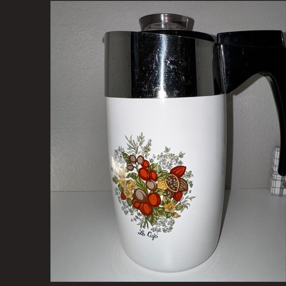 Vintage Corning Ware 10-Cup Percolator “Le Café” E-1210-B – Complete - Picture 2 of 9